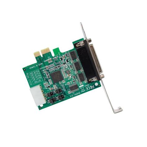 StarTech Tarjeta Adaptadora PCI Express PCIe 4 Puertos Serie Cable