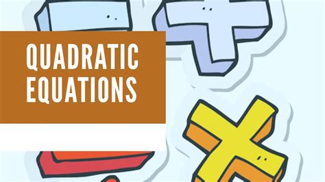 Quadratic Equation Factorisation Splitting The Middle Term CBSE