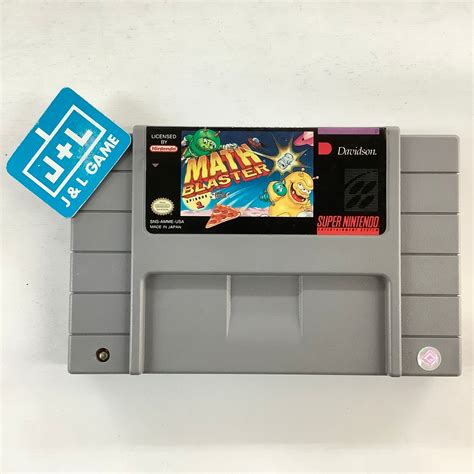 Math Blaster Episode 1 Snes Super Nintendo Pre Owned Jandl Video