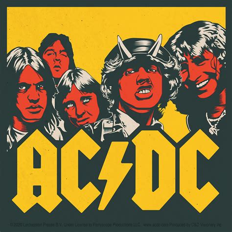 Ac Dc Highway To Hell Poster X Sticker Shop The Ac Dc Official Store