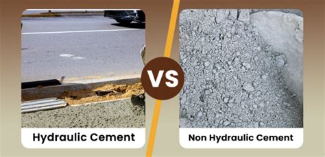 Non Hydraulic Cement Vs Hydraulic Cement