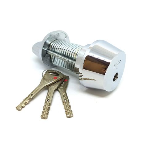 Abloy CY 001 T chrome цилиндр ключ поворотная кнопка в Москве купить