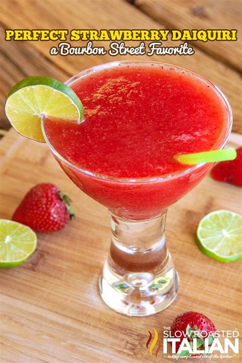 Classic Frozen Strawberry Daiquiri The Slow Roasted Italian