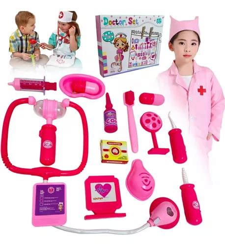 Kit De Juego De Roles De Doctor Para Niñas 15 Piezas Cuotas sin interés