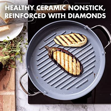 GreenPan Valencia Pro Hard Anodized Healthy Ceramic Nonstick 11 Grill