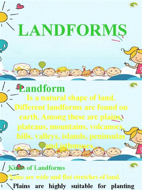 LANDFORMS | PDF | Volcano | Mountains