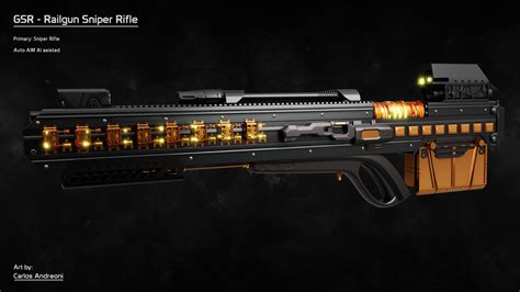 Artstation Gsr Railgun Sniper Rifle