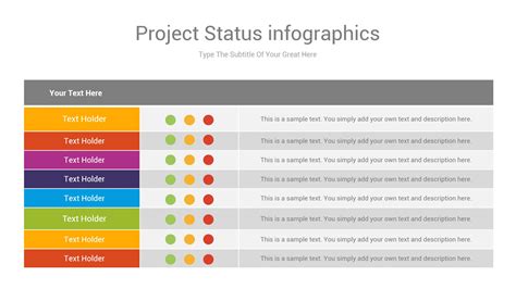 Project Status Infographics Powerpoint Template By Neroox Graphicriver