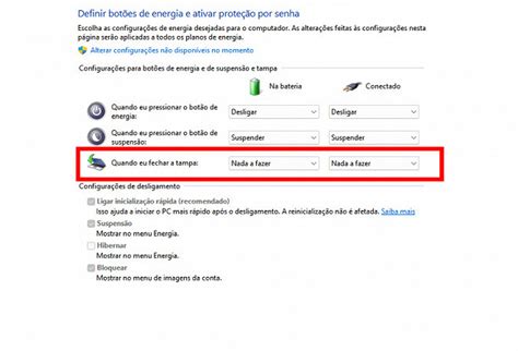 Como Manter O Notebook Ligado A Tampa Fechada No Windows 11