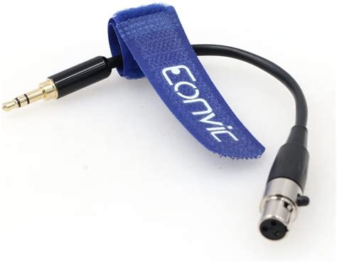 EONVIC 3 5 mm TRS Stecker auf 3 polige Mini XLR Buchse Audiokabel für