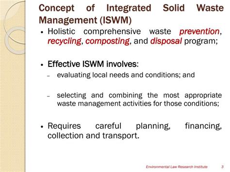 PPT Overview Of Integrated Solid Waste Management ISWM PowerPoint