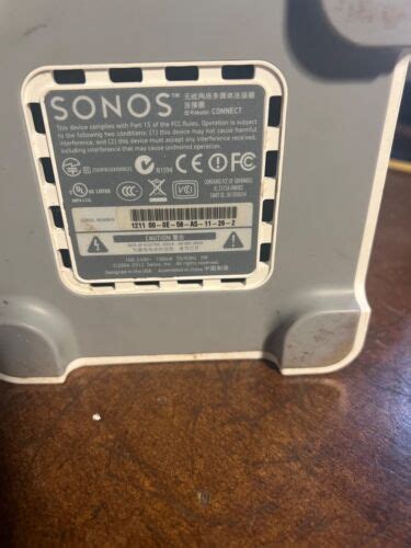 Sonos Connect Gen White Ebay