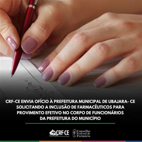 Crf Ce Envia Of Cio Prefeitura Municipal De Ubajara Ce Solicitando A