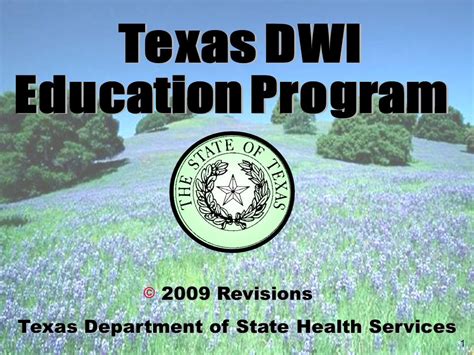 2009 Revisions Texas Department Of State Health Services Ppt Download