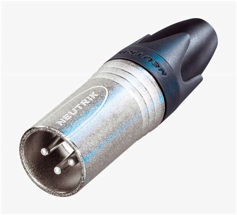 NEUTRIK NC3MXX XLR Male Cable Connector Nickel Shell Silver Plated