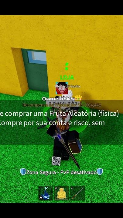 Peguei A Minha Primeira Fruta No Sea 2 No Bloxfruits Shorts Bloxfruts Roblox Youtube