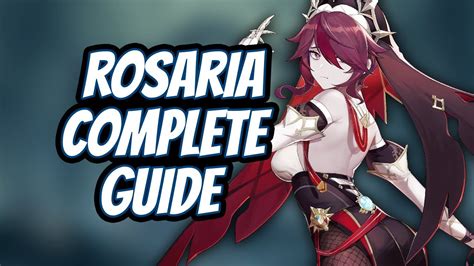 Updated Rosaria Dps And Support Build And Guide Genshin Impact Youtube