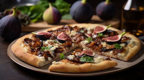 Fig Pizza With Balsamic Onions And Gorgonzola Recipe