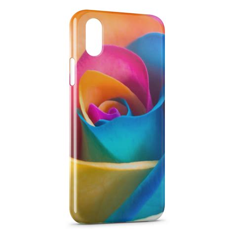 Coque Iphone Xr Rose Multicolor Pixypia