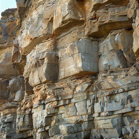 cliff face  natural rock arches premium ai generated image