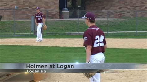 M V C High School Baseball Logan Takes On Holmen At Home Youtube