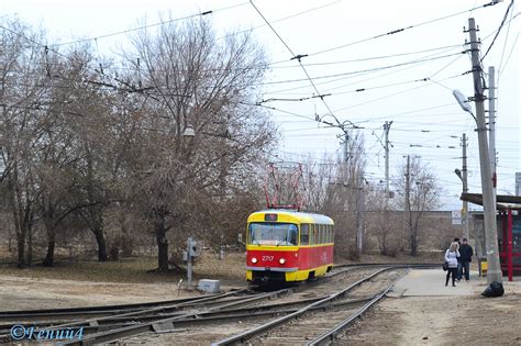 Wolgograd Tatra T Su Nr Foto Elektrischer Nahverkehr