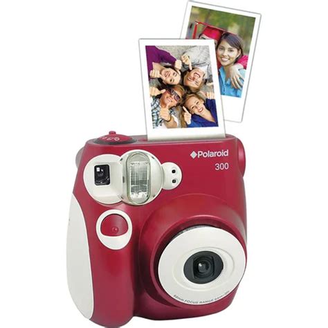 Polaroid 300 Instant Film Camera Red Film Instant ShaShinKi