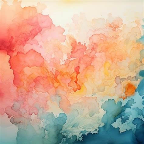 Premium Photo Colorful Watercolor Texture Background