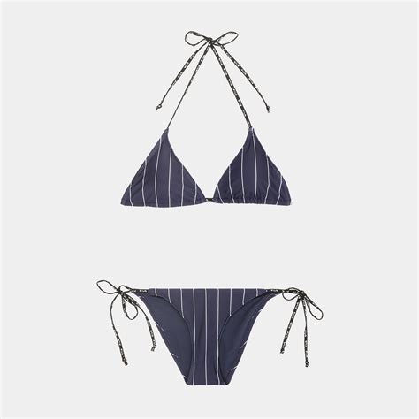 Fila SMILA Striped Triangle Bikini Blau FILA Official