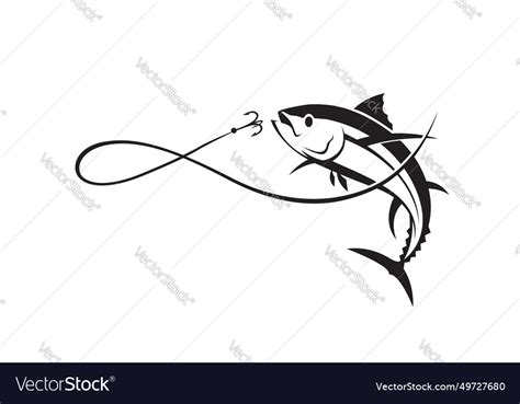 Fishing Sport Emblem Royalty Free Vector Image