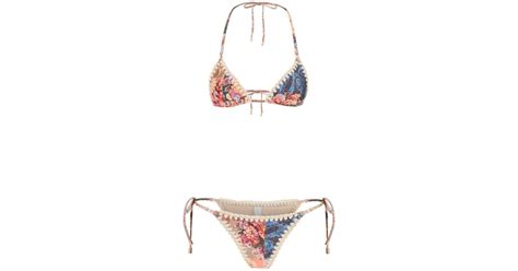 Zimmermann Devi Crochet Bikini Set Lyst