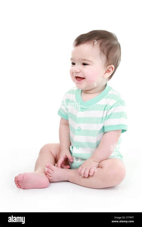 Laughing baby boy Stock Photo - Alamy