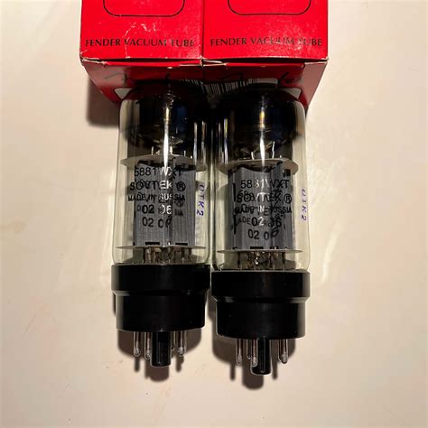 Sovtek 5881 6L6WGC Power Tubes Matched Duet Fender Reverb