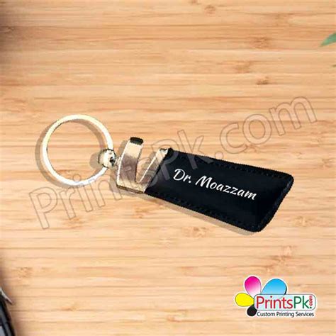 Personalized Leather Keychain Your Name Keyring