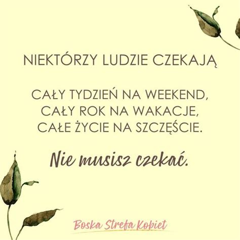 Nie Musisz Czeka