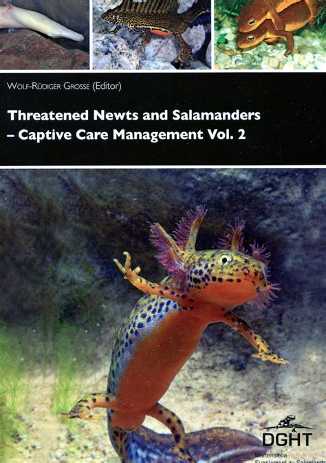 Threatened Newts and Salamanders – Captive Care Management Vol. 2,