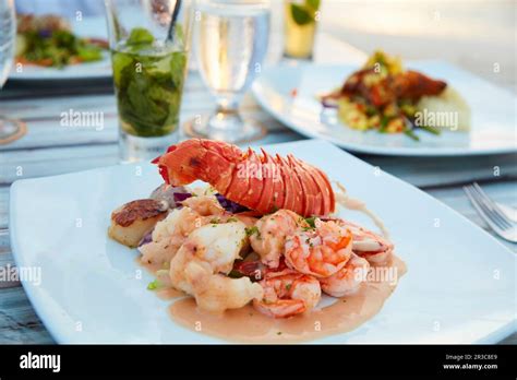 Lobster And Scallops Hi Res Stock Photography And Images Alamy