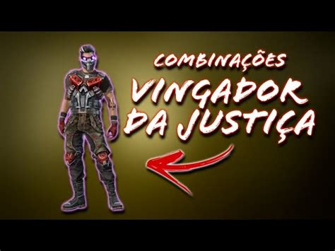 Combina Es A Skin Vingador Da Justi A Free Fire Youtube