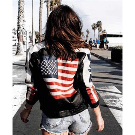 US American Flag Selena Gomez Leather Jacket - Films Jackets