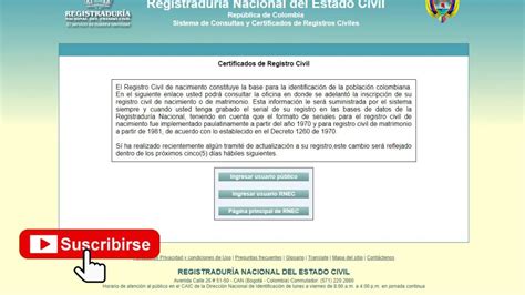 C Mo Saber El Serial De Mi Registro Civil