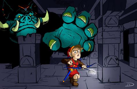 Link Vs Ganon By Bat Dan On Deviantart