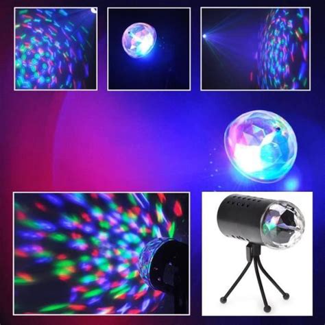 Lampe Scene Spot De Scene Getek® Mini Led Rgb Effet De Scène De Noël