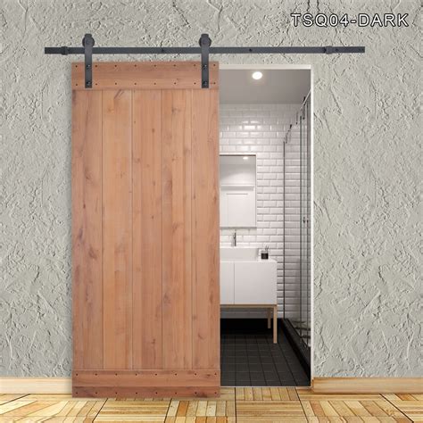 Calhome 36 In X 84 In Vertical Slat Primed Wood Finish Sliding Barn