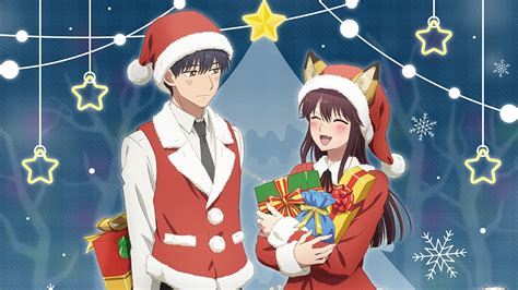 The Ice Guy And His Cool Female Colleague Anime Gets Christmas Visual