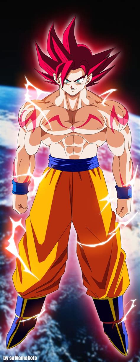 The Super Saiyan God By Salvamakoto On Deviantart Dragon Ball Z Dragon Ball Super Anime