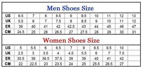 Alexander Mcqueen Shoes Size Chart Guide Conversion