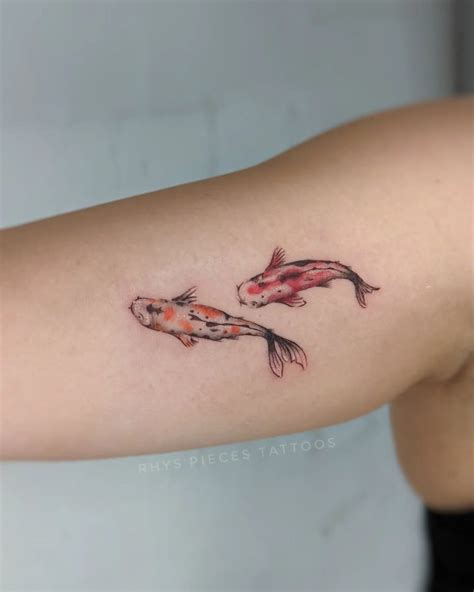 Details More Than 52 Matching Koi Fish Tattoos Latest In Cdgdbentre