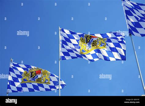 Bavarian Flags Stock Photo Alamy