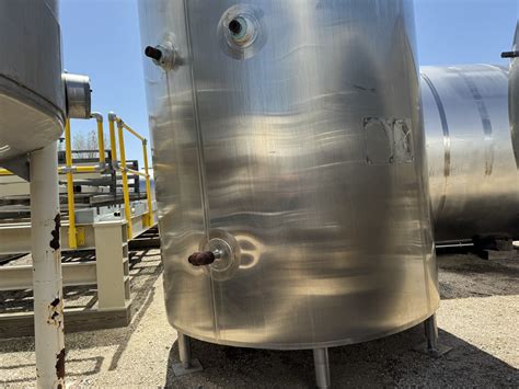 Refurbished Gallon Vertical Jacketed Storage Tank For Sale At