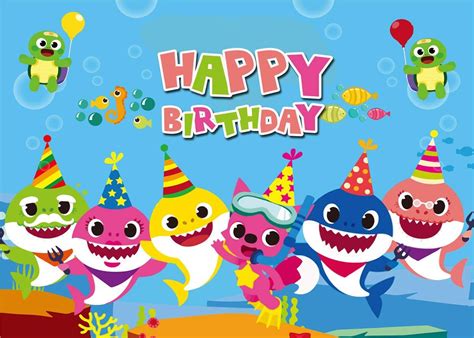 Birthday Baby Shark Wallpapers Top Những Hình Ảnh Đẹp